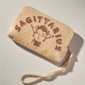 Anthropologie Beaded Sagittarius Clutch